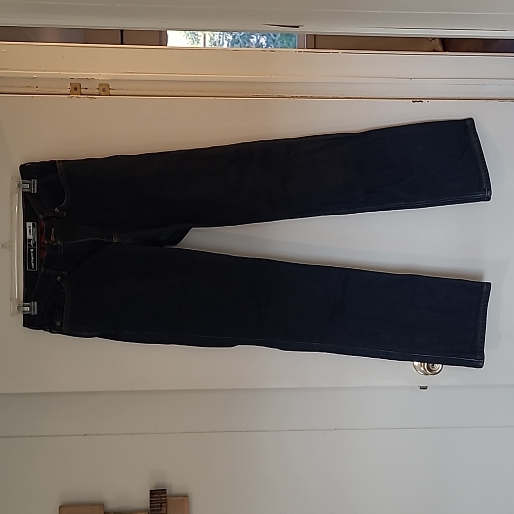 Carhartt, 4 regular, flannel lined jeans